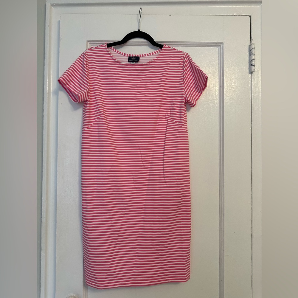 Like New Pink and White Striped Dress, Sailor-Sailor, Size M.